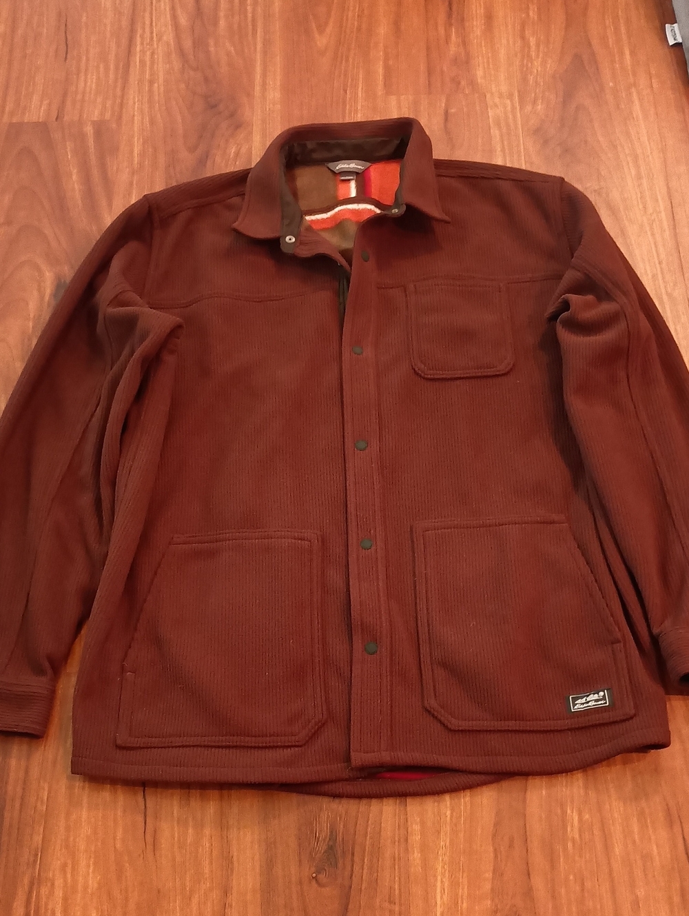 Eddie Bauer Fleece Lined Shirt Jacket